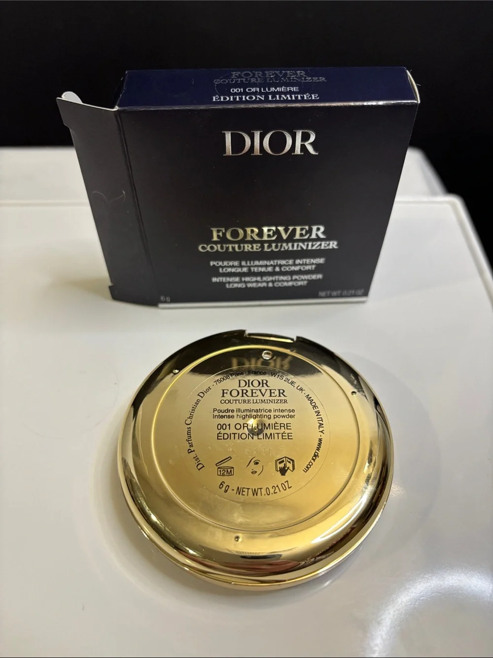 Dior Forever Couture Luminizer 001 OR Lumiere Limited Edition